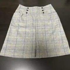ニューヨーカー膝丈スカートグレー
