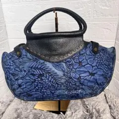 美品　decobrancheデコブランシェ　ハンドバッグ　京都　革　レザー