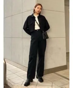 【MOUSSY】クロップドオーバーシャツ
