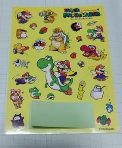 希少 非売品 スーパーマリオワールド シール