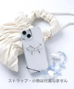 Hamee iPhone 15/14/13専用 PHONEAR リボン ケース