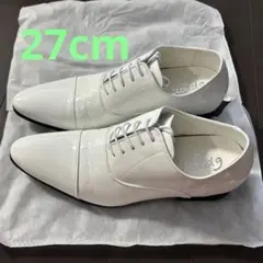クラウドナイン cloud9 結婚式シューズ ホワイト　メンズ　27cm