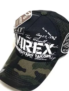 AVIREX メッシュキャップ　フロッキープリント　迷彩