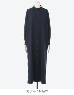 HYKEハイク　24ss マキシ丈シャツドレス