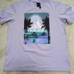 adidas Tシャツ M パームツリー