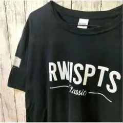 GILDAN ギルダン US 古着 Tシャツ XL ブラック 英字 袖プリント