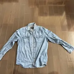 アメリカンイーグル　デニムシャツ　L