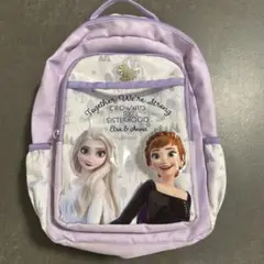 アナと雪の女王 リュック 紫色