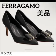 希少 フェラガモ パンプス 8cmヒール サイズ7