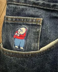 【旧ロゴ】polar skate co big boy ブルー　　M