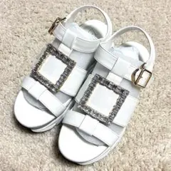 【新品】Bridget Birkin ビジュー スポーツサンダル (ホワイト)