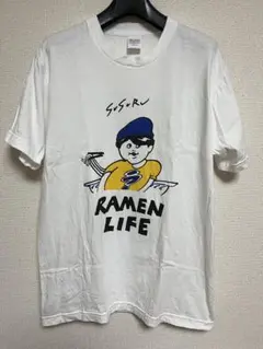 RAMEN LIFE Tシャツ Mサイズ ホワイト ススル SUSURU 白