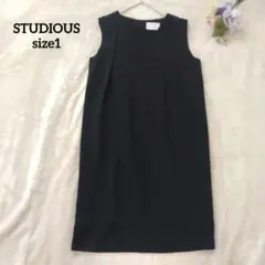 STUDIOUS ステュディオス×akiico　ノースリーブワンピース　サイズ1