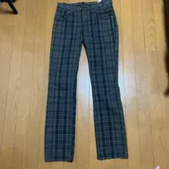 リーバイス511 W30L33チェックパンツ メンズ　オシャレ　ゴルフウェア