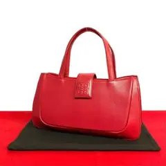 極 美品 ジバンシィ 4G ロゴ 刻印 レザー ミニ トートバッグ ハンドバッグ