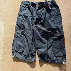 カーゴショートパンツ 3点セット 黒・カーキ
