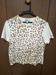 B. by KRIZIA ヒョウ柄 半袖Tシャツ Lサイズ