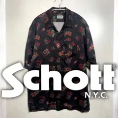 【schott】Hawaiian shirt neon sign CASINO