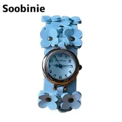 未使用 ❤スビ二エ Soobinie 腕時計 お花モチーフ ホワイトwatch