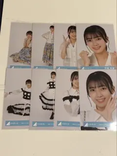 平尾帆夏　日向坂46 シャツコーデ　四期生ライブ衣装　生写真　8種コンプ