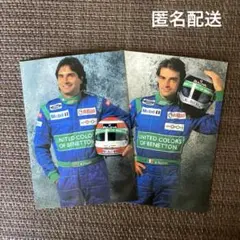 F1アレッサンドロナニーニ　ネルソンピケ　ポストカード2枚　匿名配送