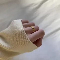 K18 gold ring 華奢 ゴールド リング