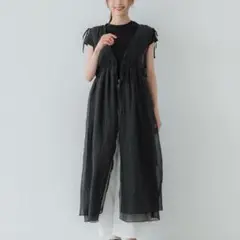 coca♡ シアーギャザーロングジレ