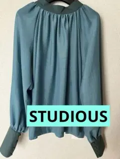 【期間限定値下】STUDIOUSステュディオス 2WAYライトボイルブラウス美品