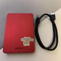 使用感あり BUFFALO ポータブル HDD 外付け 1TB