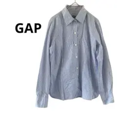 GAP ギャップ　綿100% ギンガムチェック　長袖シャツ　XXS