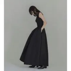 【OAF】DOCKING MAXI DRESS BLACK