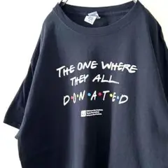 ギルダン THEY ALL DONATED Tシャツ L ブラック 黒 古着