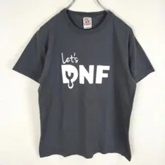 クロス&ステッチ　グラフィックtシャツ　let's DNF グレー Mサイズ