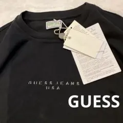 【新品未使用】GUESS 半袖Tシャツ ブラック　XL ゆるだぼ