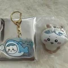 ちいかわ水族館 ハチワレ ミニソフビフィギュア ＆ キーホルダー