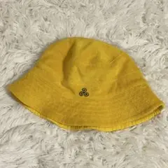 美品　ORIGEN パイル　バケットハット　イエロー　メンズ