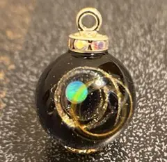 20mm 宇宙玉　レジン　「金輪星」