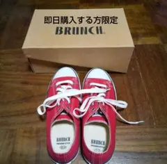 BRUNCH　スニーカー　23.5センチ　レッド