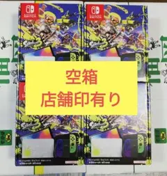 空箱4個セット ニンテンドースイッチ 有機EL スプラトゥーン3 空箱のみ