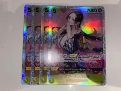 ワンピースカード　ボアハンコック　sr PRB02 4枚