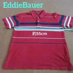 Eddie Bauer 赤 ポロシャツ M