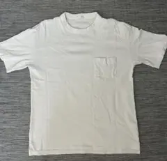 GU ホワイト 無地 Tシャツ