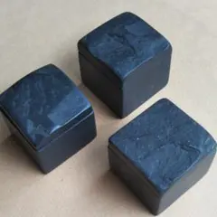 硯石製　小物入れ　3個