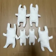 ウサギ型ぬいぐるみ材料 6体セット