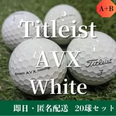 【銘 -MEI-】Titleist AVX ホワイト ロストボール 20球