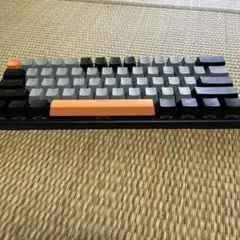 コンパクトメカニカルキーボード グレーオレンジ　60%