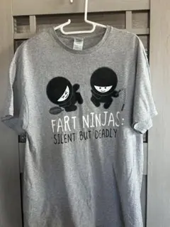 FART NINJAS グレー Tシャツ Lサイズ