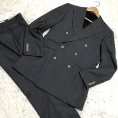 S85超希少 バーバリーロンドン ダブルセットアップ 黒 カシミヤ混 銀ボタン 三越伊勢丹 | burberry/バーバリー通販 | ロング ケンジントン