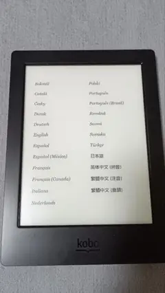 【動作品】kobo aura h2o 32gbメモリーカード付き 防水 防塵