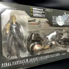 FF7AC プレイアーツ クラウド＆フェンリル フィギュア（海外版）＆オマケ FINAL FANTASY VII ADVENT CHILDREN PLAY ARTS改 クラウド・スト